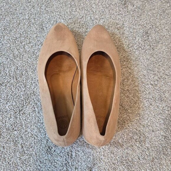 Coclico Perl Ante Tan Women's Platform Suede Shoes Size 9 - Picture 5 of 10